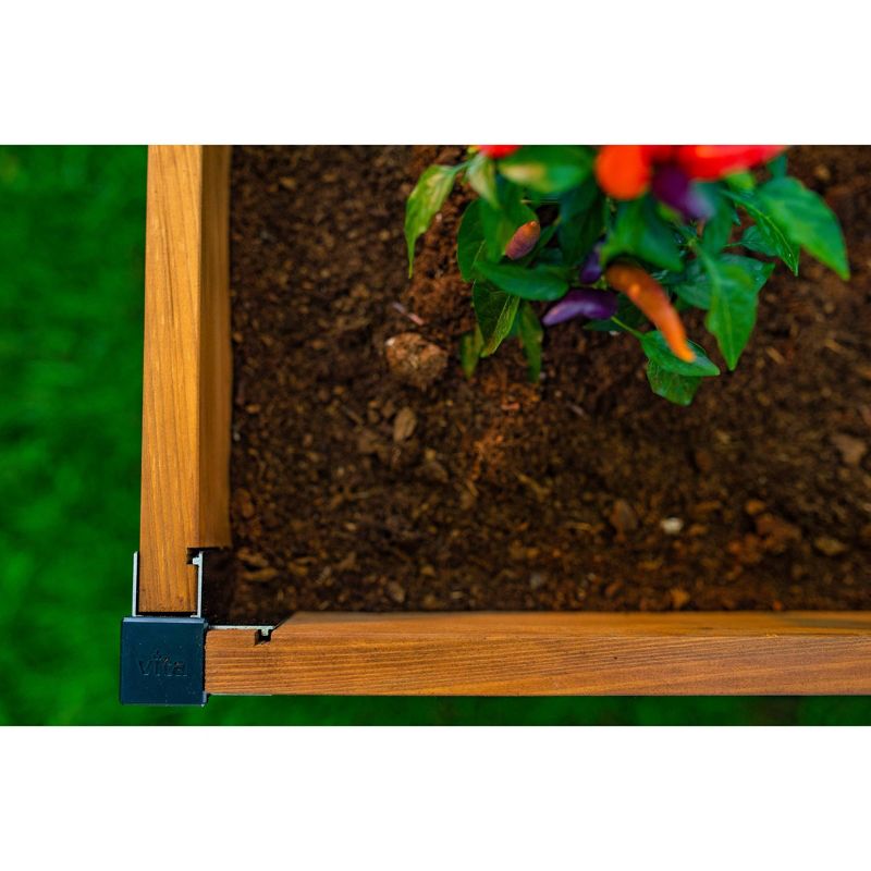 3'x5' Mezza Keyhole Rectangular Garden Bed Planter - Vita