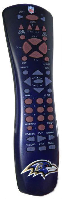 iHip NFRC01BAR Baltimore Ravens Universal Remote Control