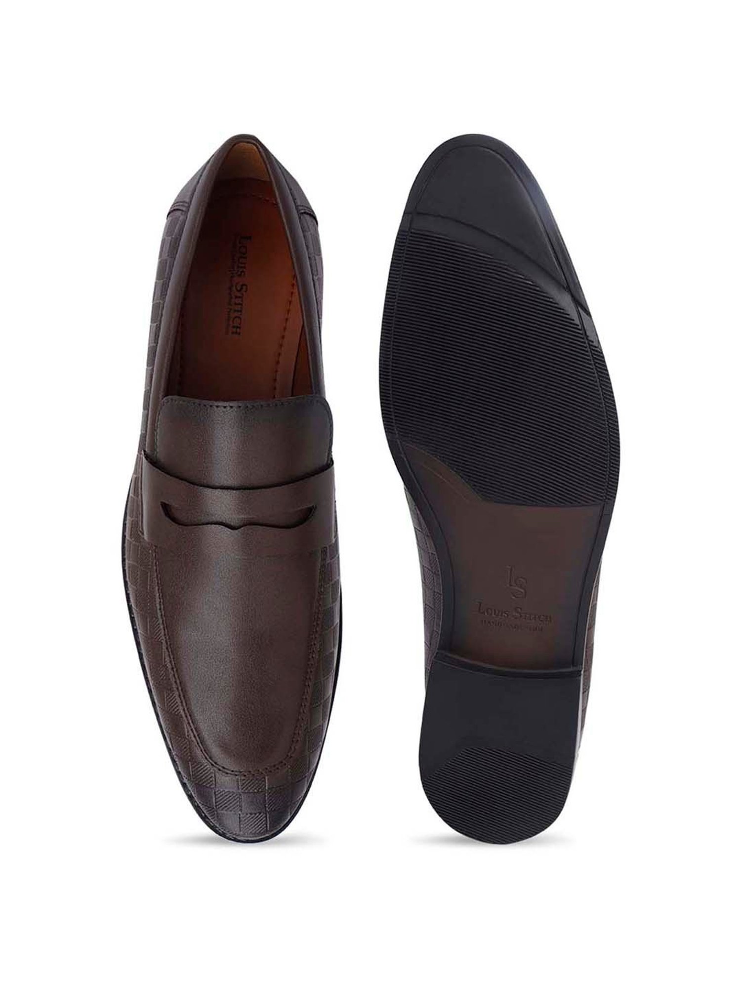 Louis Stitch Men's Brown Formal Loafers