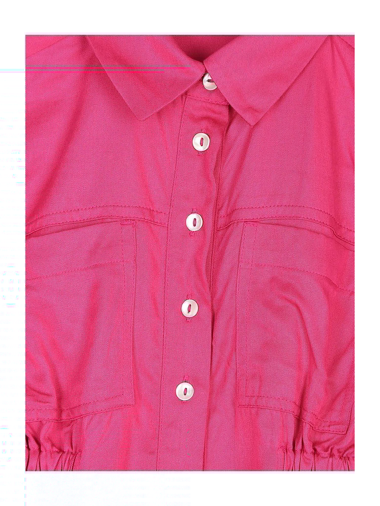 U.S. Polo Assn. Kids Pink Solid Shirt Dress