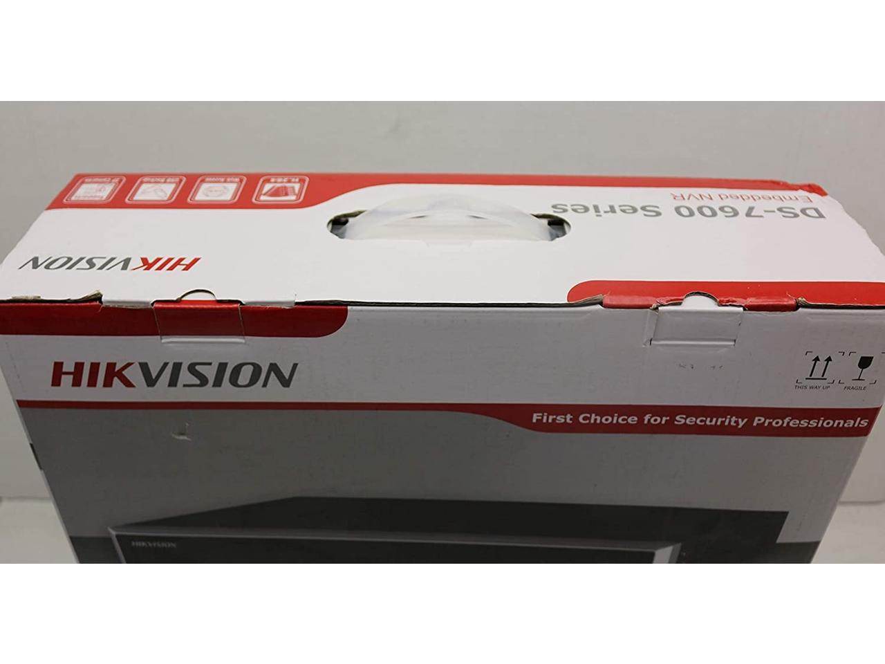 Hikvision DS-7608NI-I2/8P 8CH IP Network Video Recorder Integrated 8 POE Embedded Plug & Play 4K NVR [2016 New Model]
