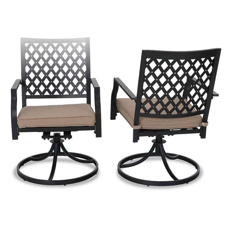 7pc Classic Outdoor Patio Dining Set Gray Wash - Saracina Home