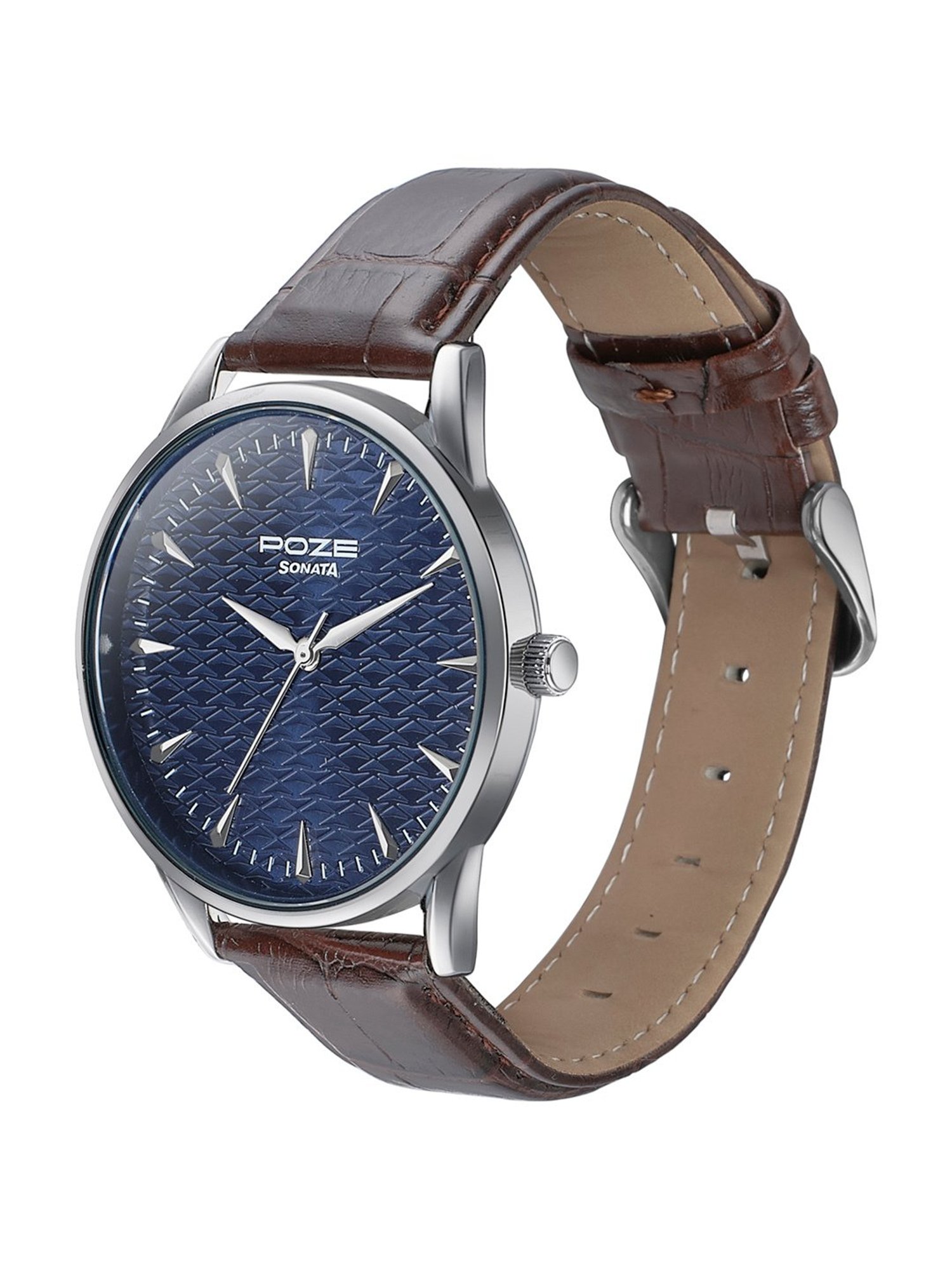 Sonata Poze 3.0 SP70047SL01W Analog Watch for Men