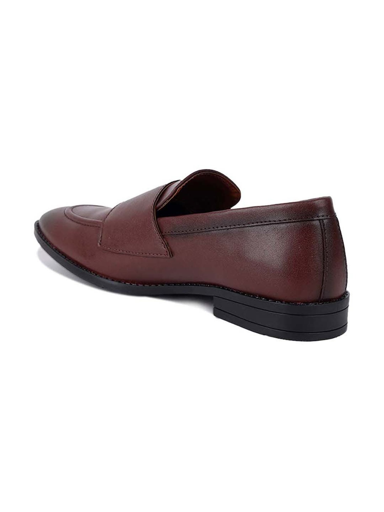 Louis Stitch Men's Rosewood Monk Shoes