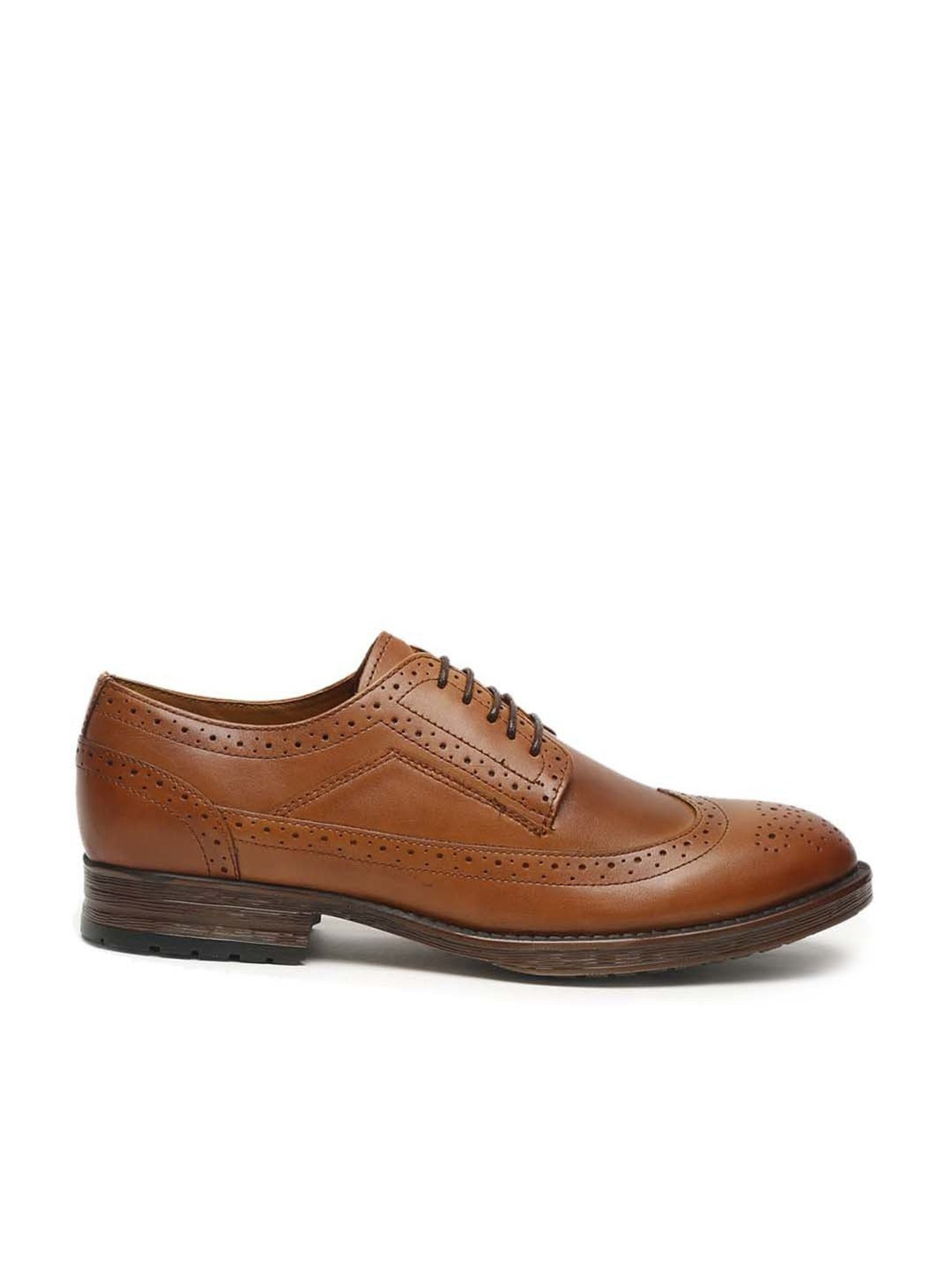Teakwood Leathers Men's Tan Derby Shoes