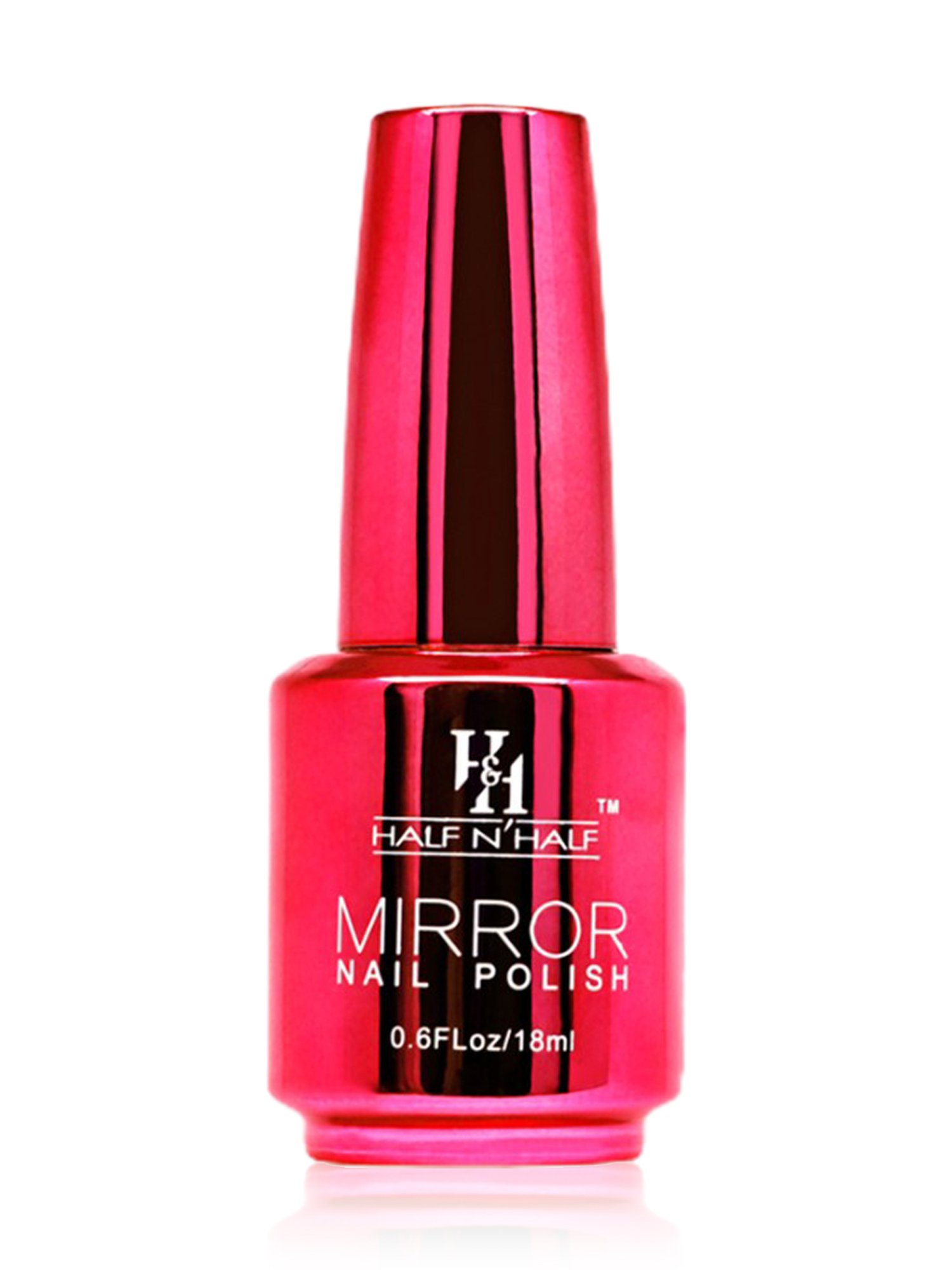 Half N Half Mirror Nail Polish Red 2 - 18 ml
