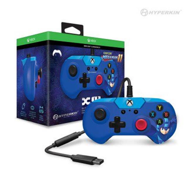 Hyperkin X91 Wired Controller for Xbox One/ Windows 10 PC (Mega Man 11 Limited Edition) - Officially Licensed By Capcom and Xbox
