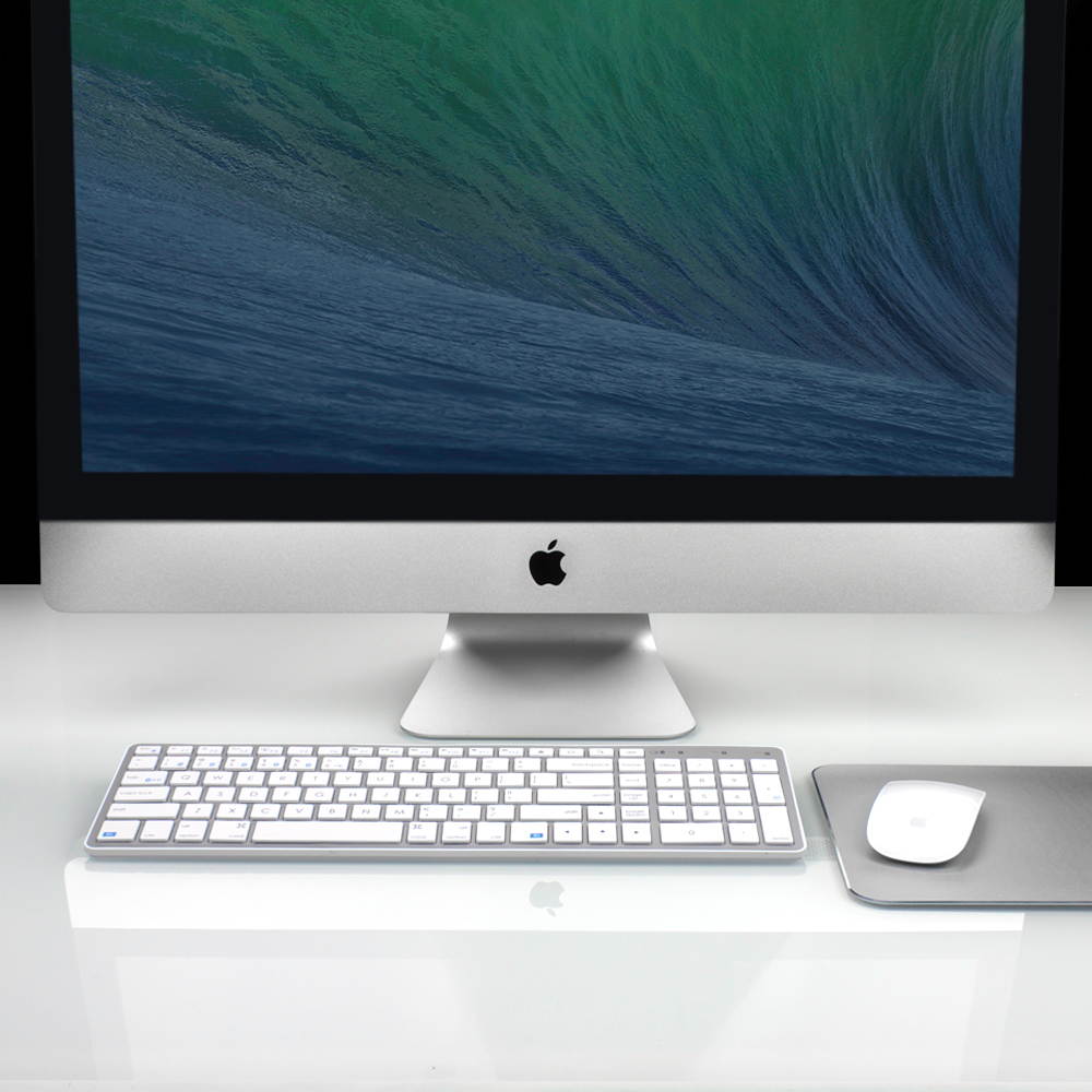 Satechi Bluetooth Wireless Smart Keyboard with 4-Device Sync - Compatible with MacBook Pro, MacBook Air, iMac, iMac Pro, iPad Pro and iOS Devices