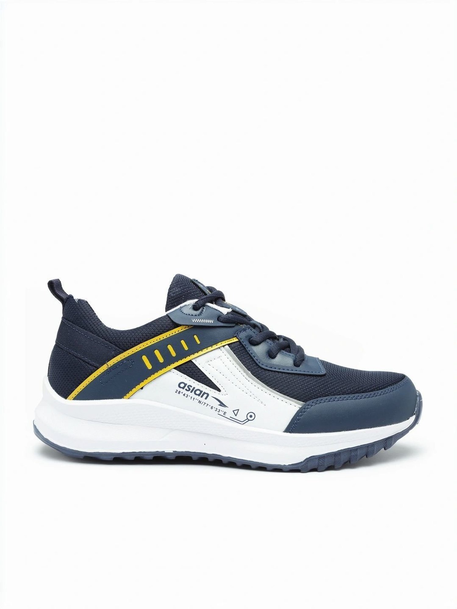 Asian Men's Navy Running Shoes