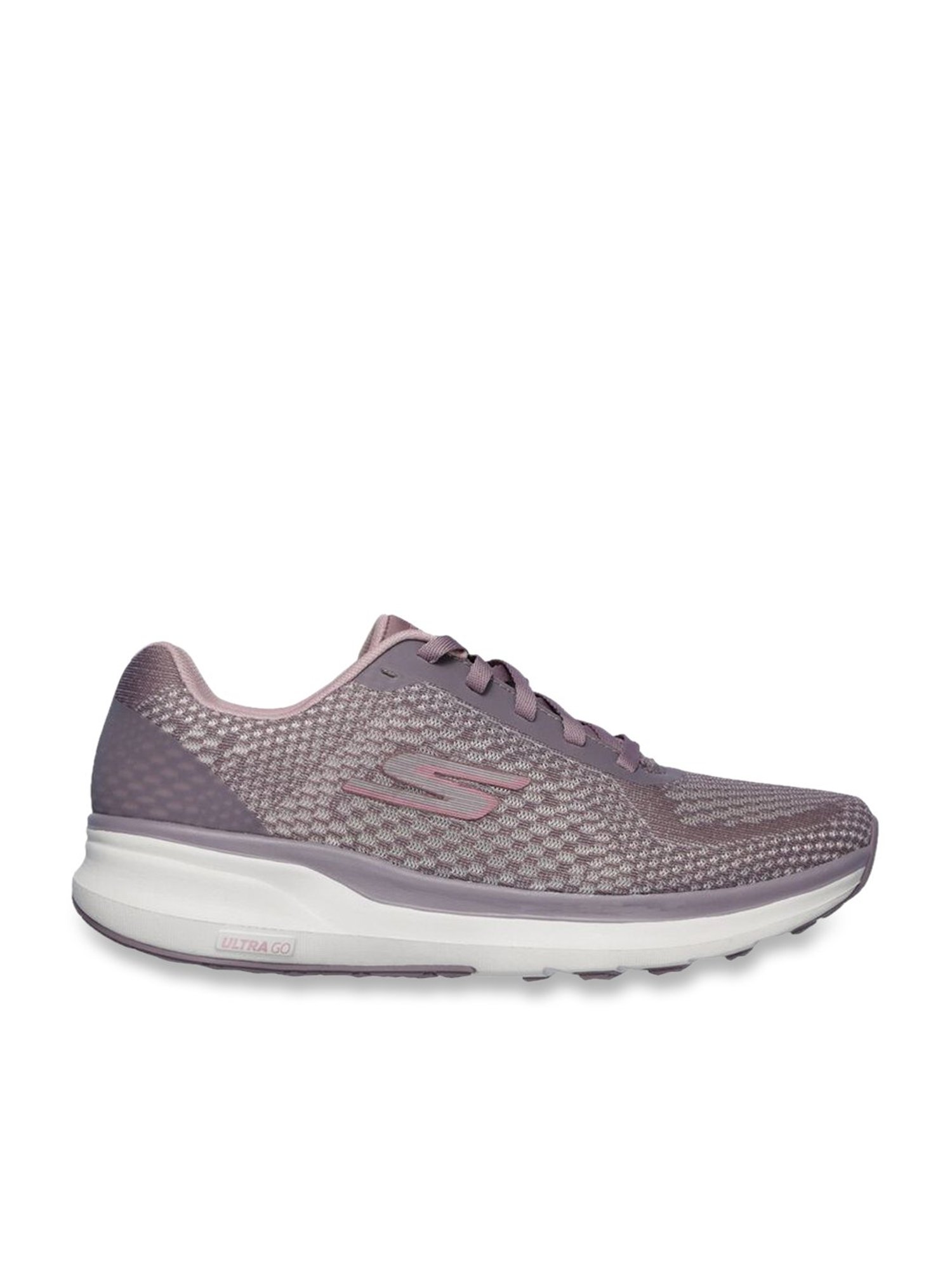 Skechers Women's PURE Mauve Sports Lace Up Shoe