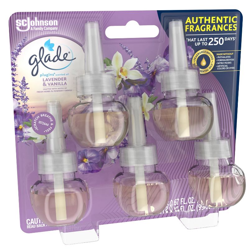 Glade  Lavender & Vanilla PlugIns Refill - 5ct