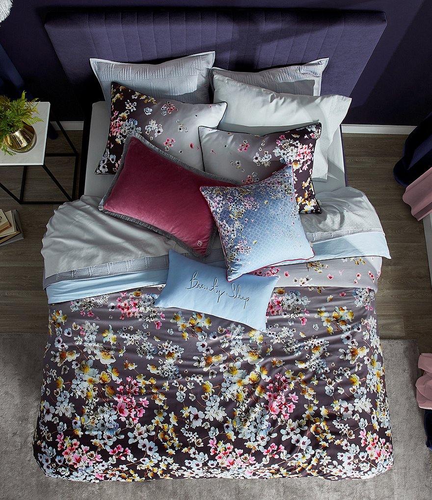 Ted Baker London Jasmine Floral Black Comforter Mini Set