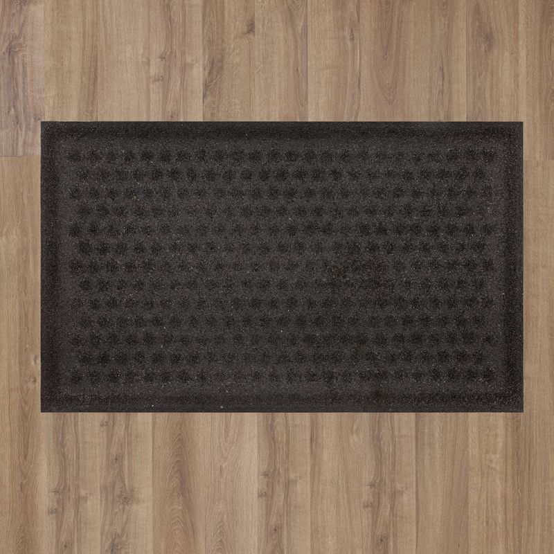 1'6"x2'6" Impressions Mat Dots Charcoal - Mohawk