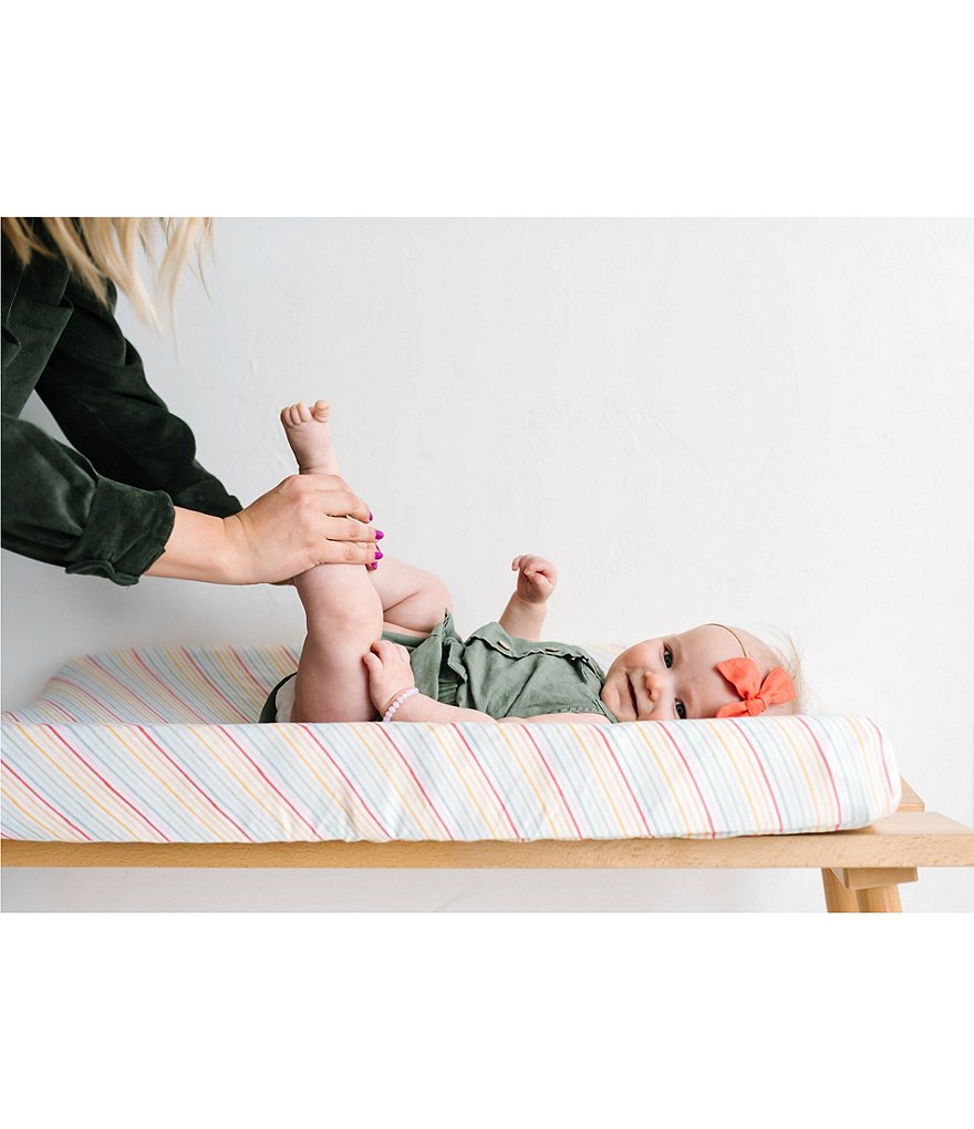 Copper Pearl Baby Girls Rainee Stripe Premium Diaper Changing Pad Cover