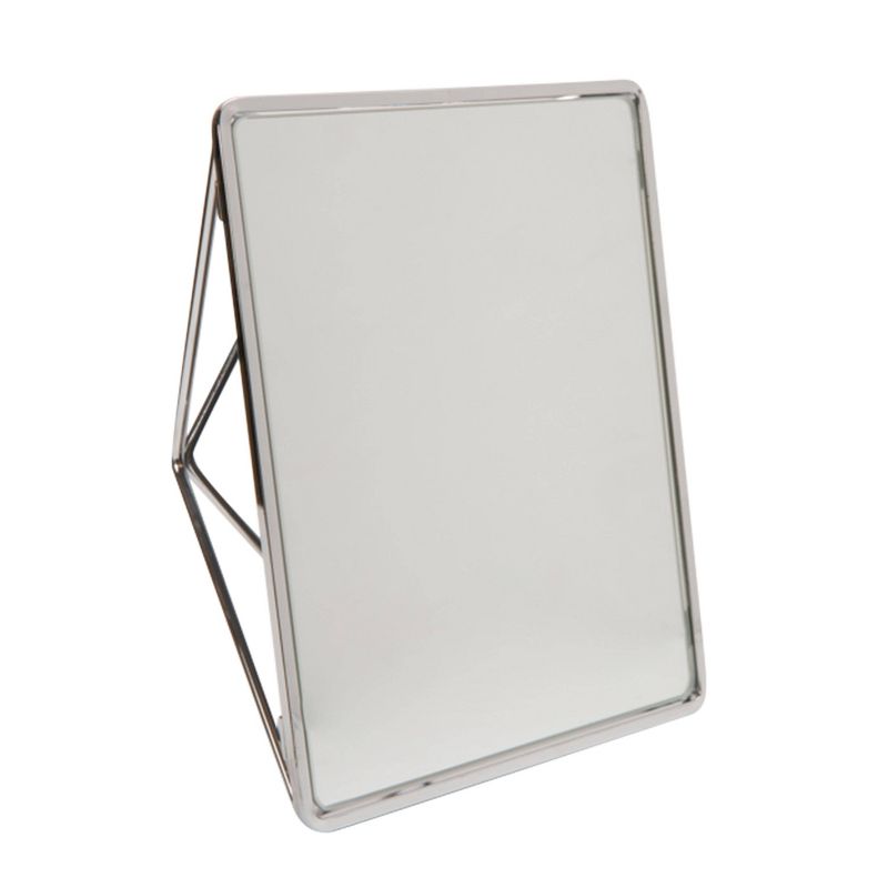 Geometric Vanity Mirror Chrome - Home Details