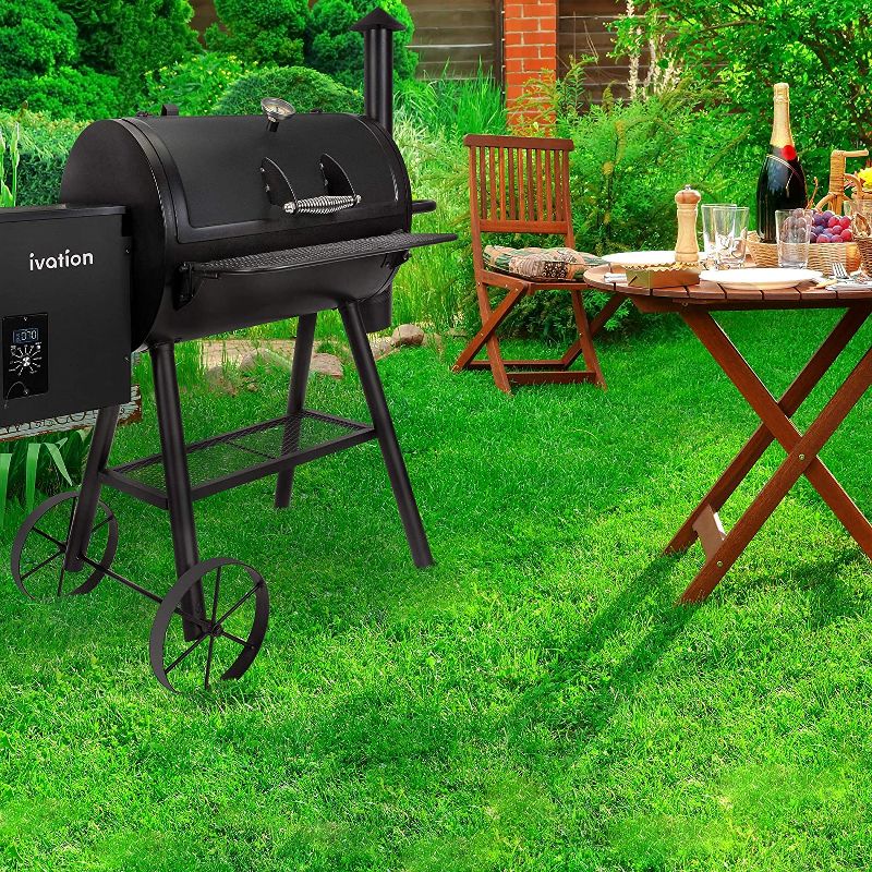 Zulay Kitchen 18" Grill Brush 100% Rust Proof Stainless Steel Bristles and a Sharp Metal Scraper with Long and Sturdy Handle