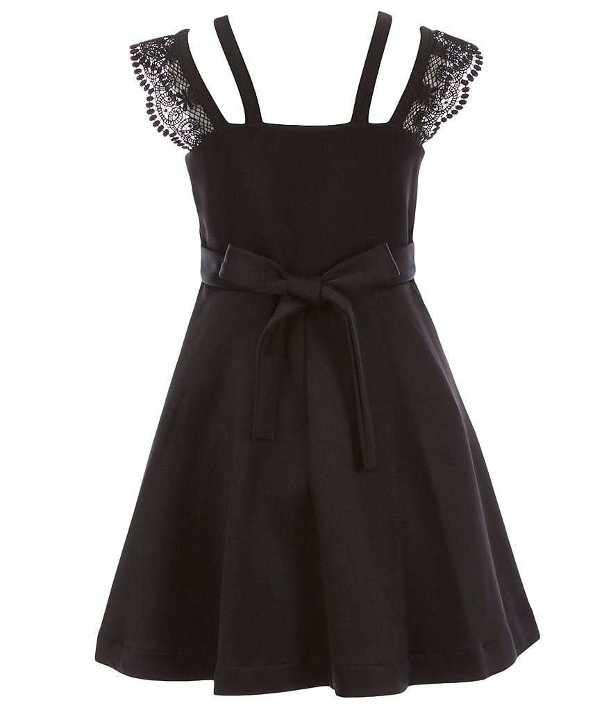 Honey and Rosie Big Girls 7-16 Lace Tiered A-Line Dress