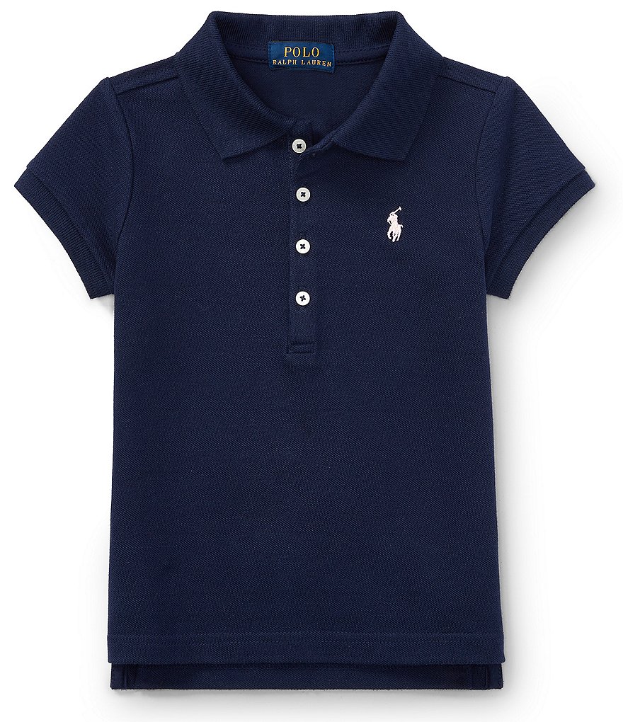 Polo Ralph Lauren Childrenswear Little Girls 2T-6X Mesh Polo Shirt