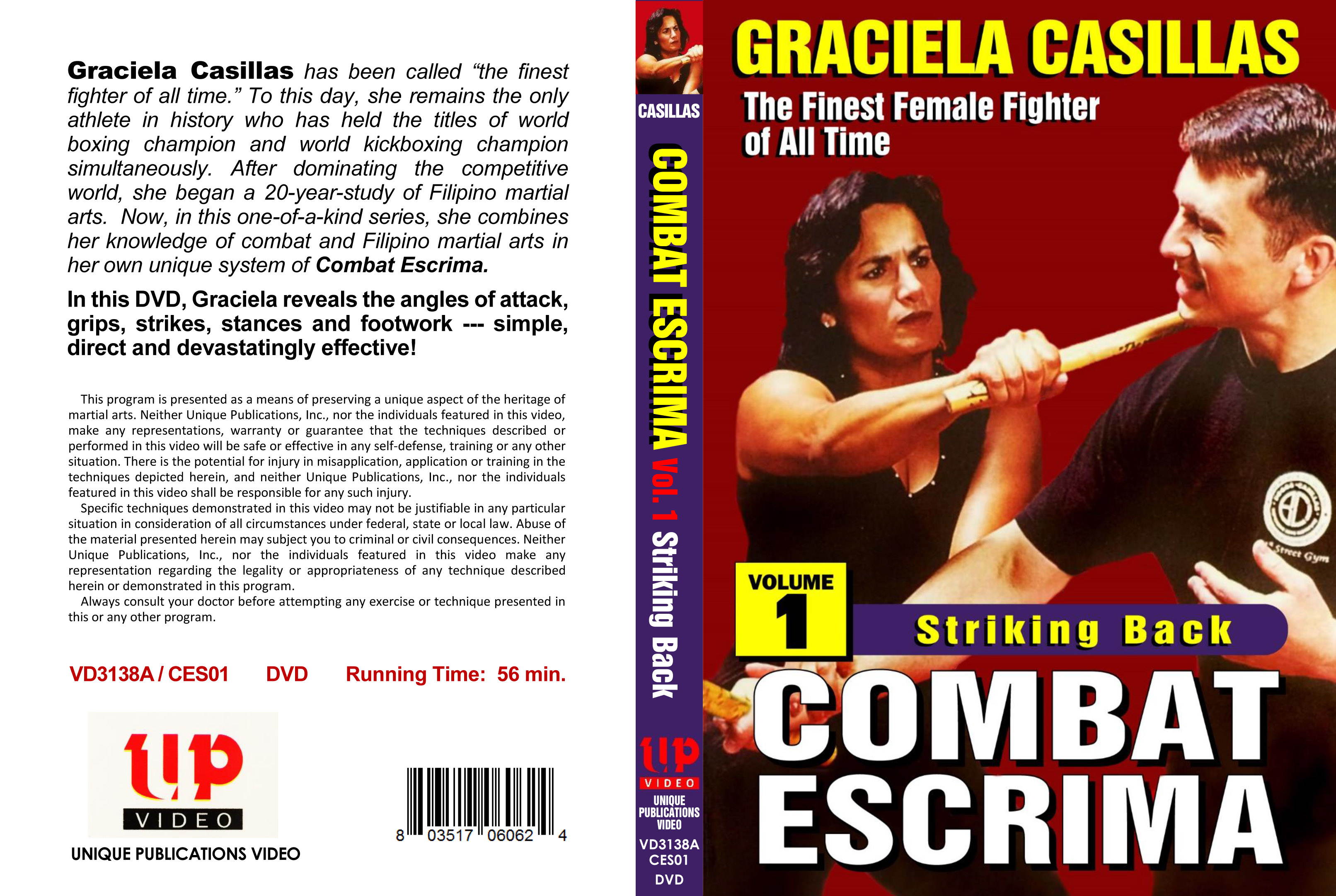 2 DVD Set Combat Escrima Women Filipino Martial Arts DVD Graciela Casillas