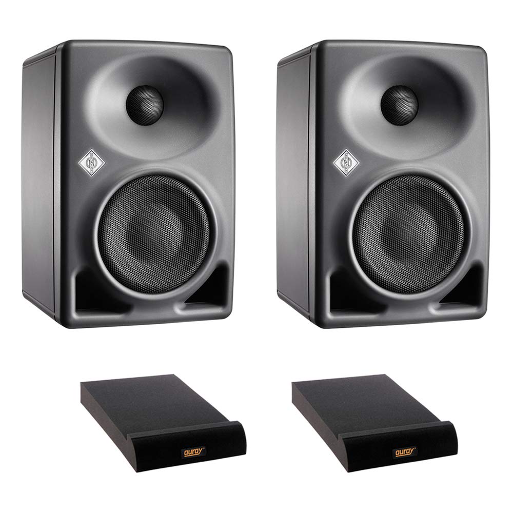 Neumann KH 80 DSP 4" Active 2-Way Studio Monitor (Pair) with (2) Isolation Pad, Medium Bundle