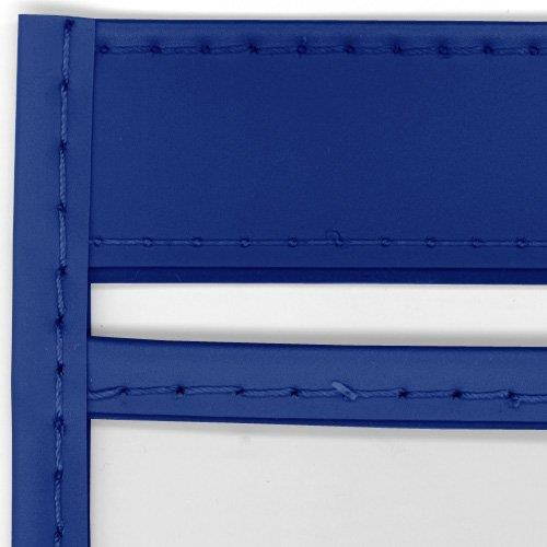 StoreSMART - Rigid Sewn Vinyl Plastic Pockets - Blue - 10 pack - 9 x 12 inches - Open Long Side - T85205L-B10