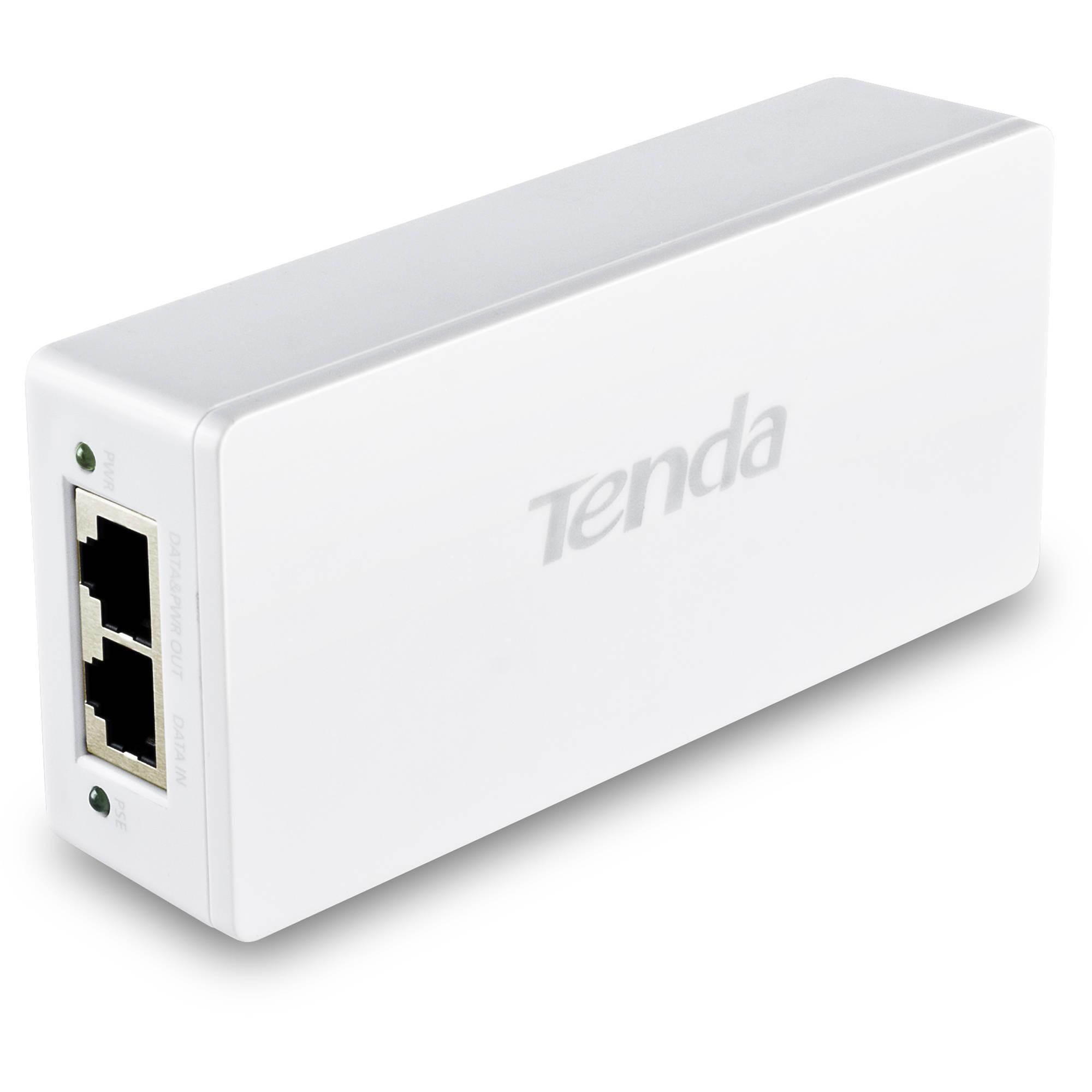 Tenda POE30G-AT Power-Over-Ethernet Injector , IEEE802.33af compatible, 10/100/1000Mbps RJ45 Poer, 1000M PoE Extension
