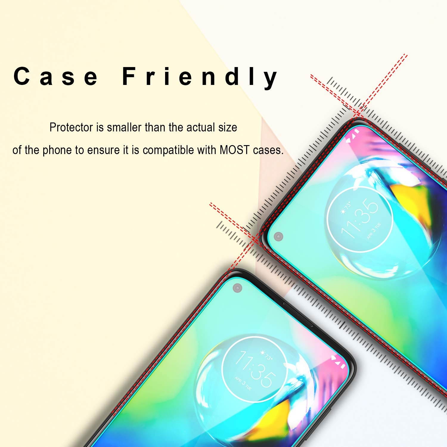 Moshi Vitros Clear Case for iPhone 11 - For Apple iPhone 11 Smartphone - Clear, Raven Black - High Gloss