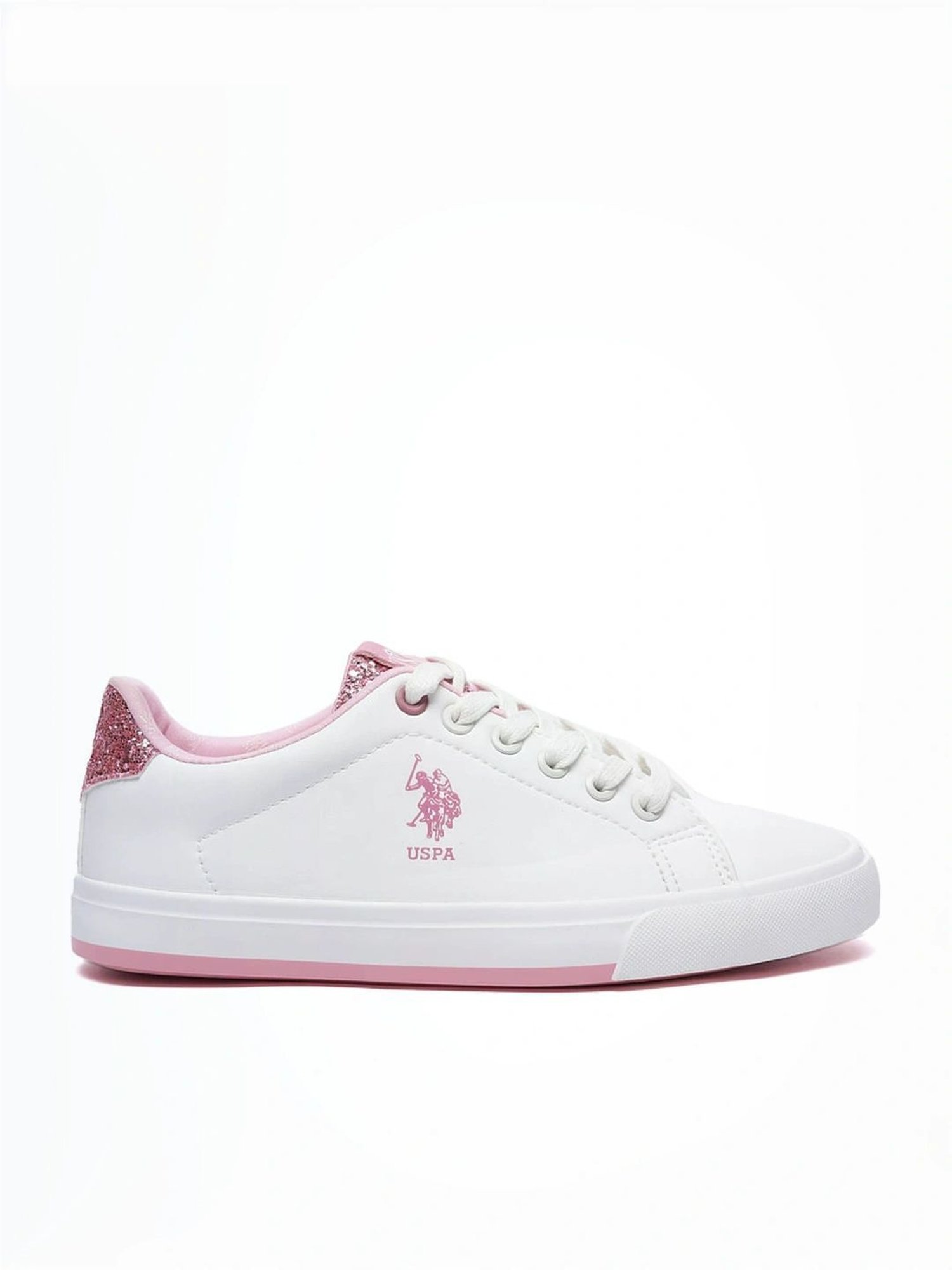 U.S. Polo Assn. Women's White Sneakers