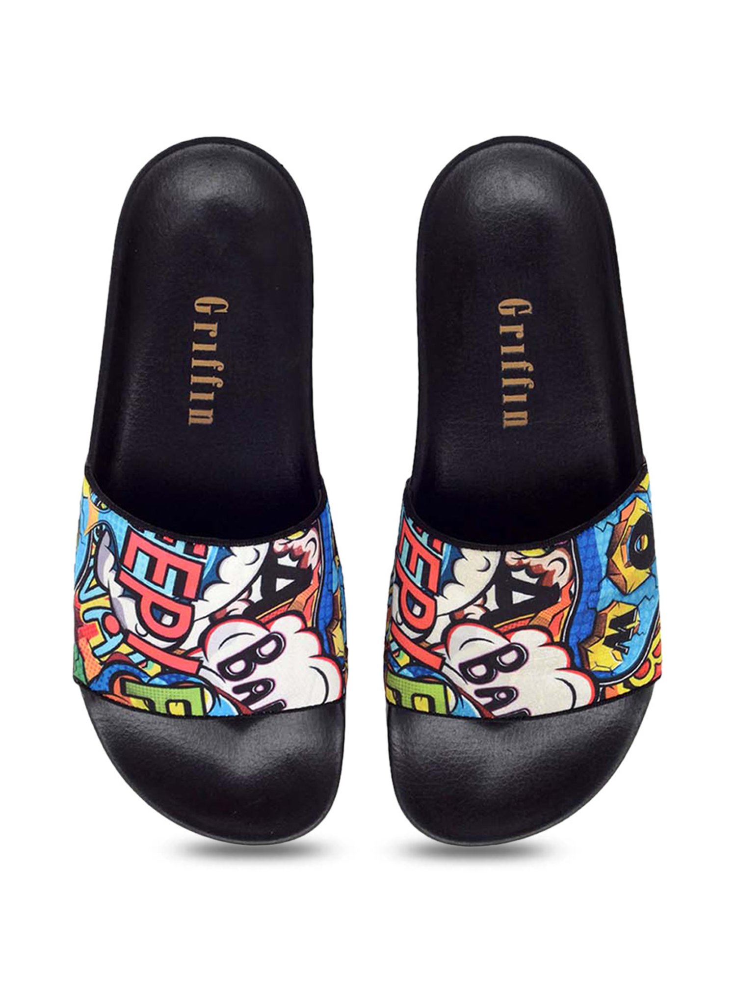 Griffin Men's Multicolor Slides