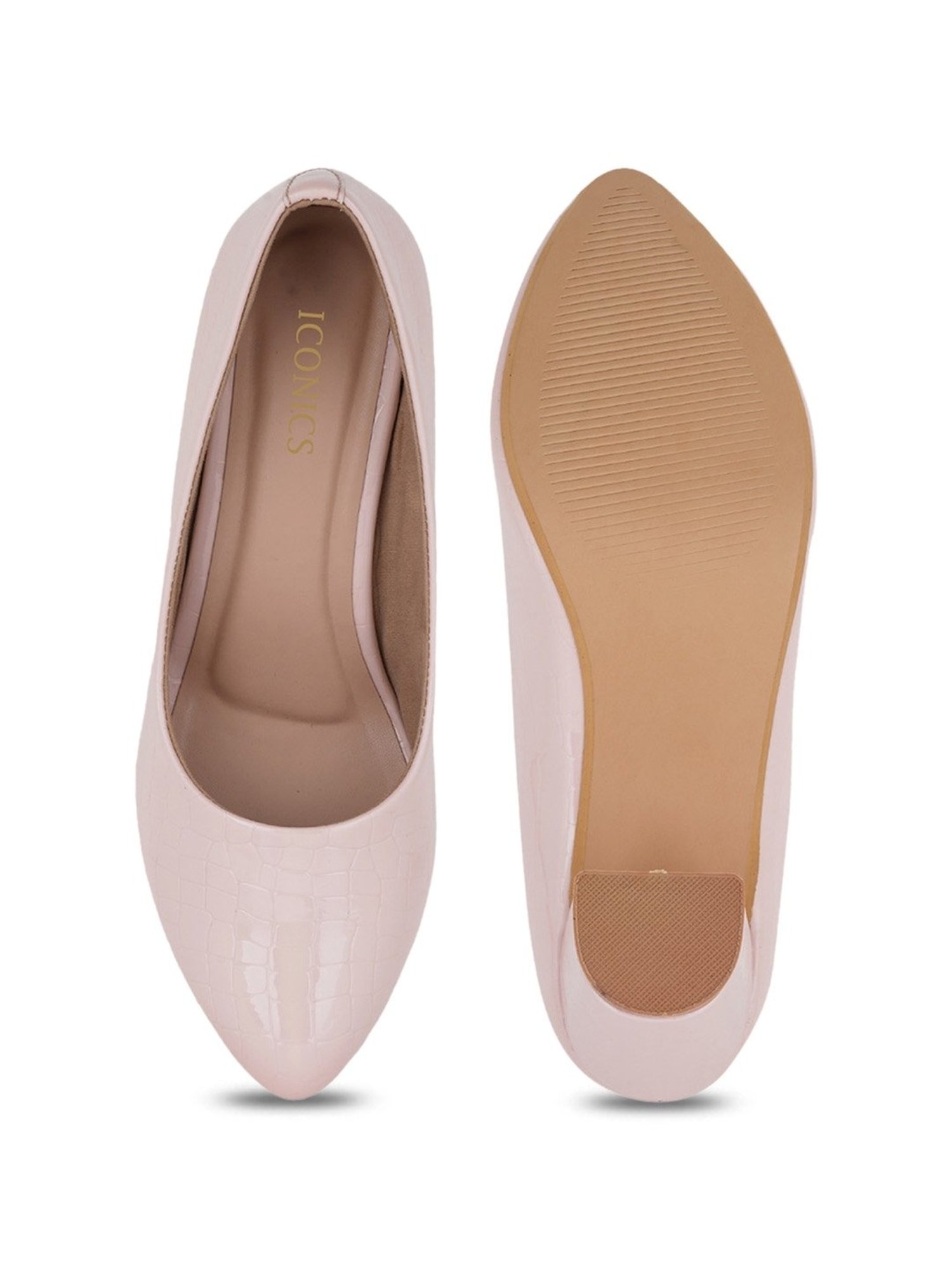 Iconics Women's Pink Formal Pumps
