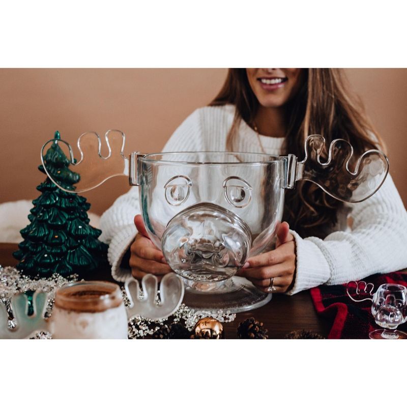 ICUP, Inc. National Lampoon's Christmas Vacation Griswold Moose Punch Bowl | 136 Ounces