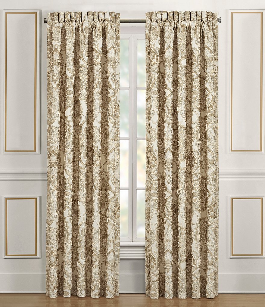 84"x52" Gaultier Blackout Curtain Blue - Beautyrest