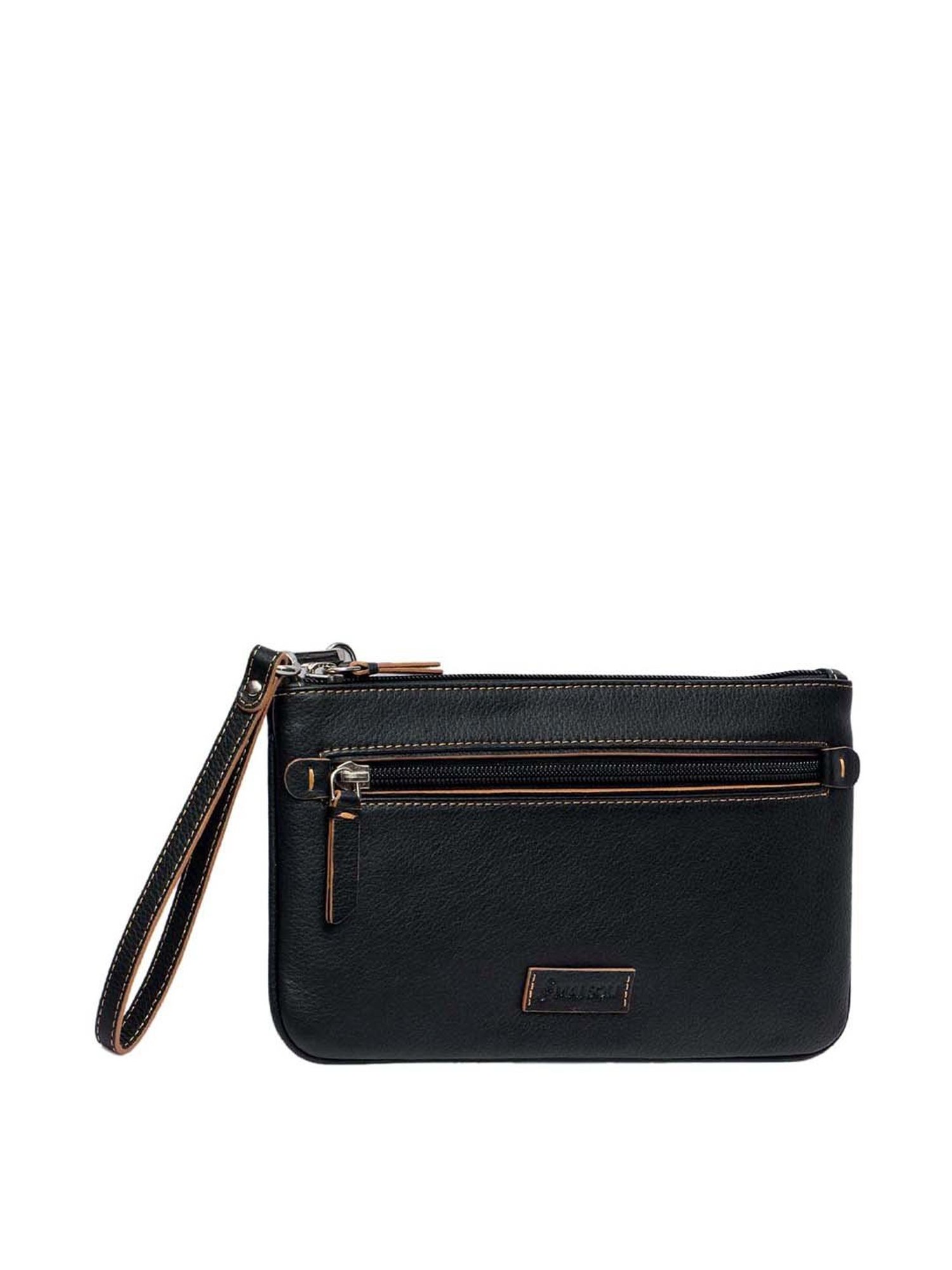 Mai Soli Virginia Large Slim Wristlet Pouch - Black