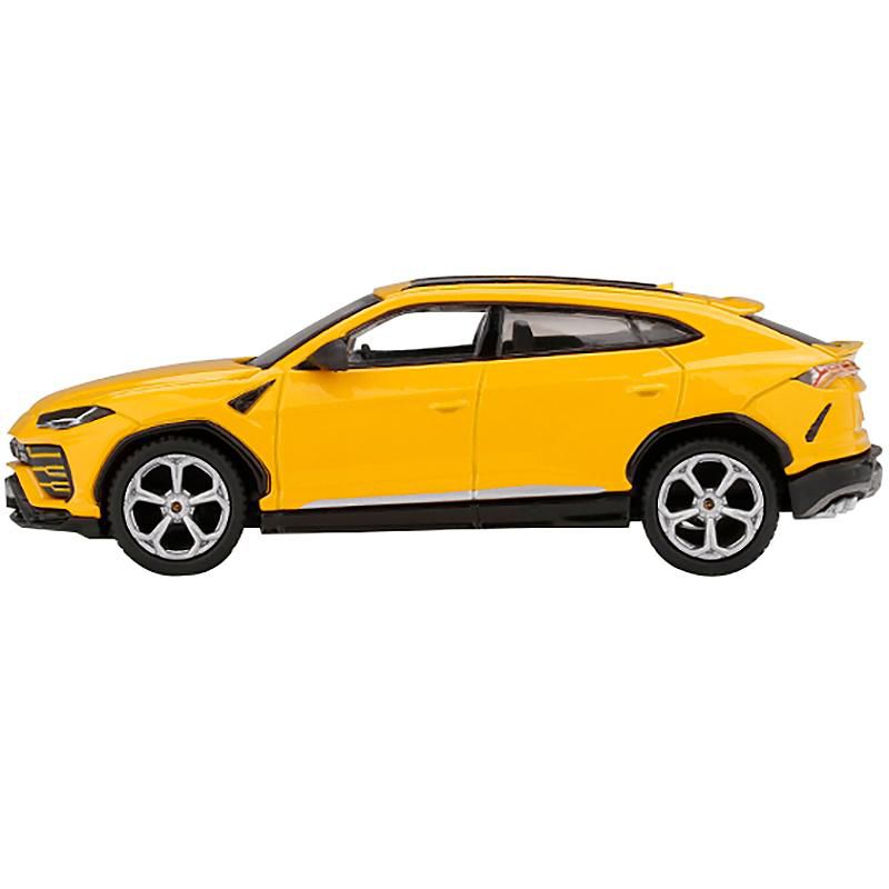 Lamborghini Urus with Sunroof Giallo Auge Yellow Limited Edition to 1800 pieces Worldwide 1/64 Diecast Model Car by True Scale Miniatures