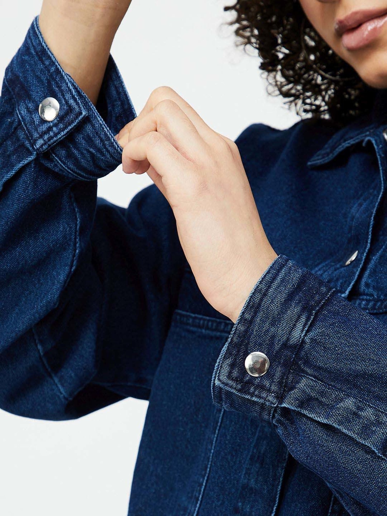 Ginger by Lifestyle Blue Cotton Denim Jacket