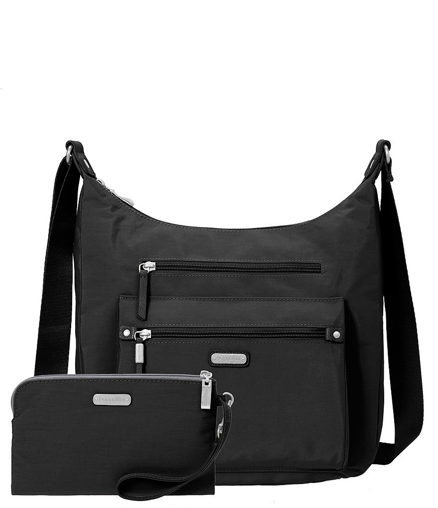Baggallini Day Trip Hobo Bag with RFID Wristlet