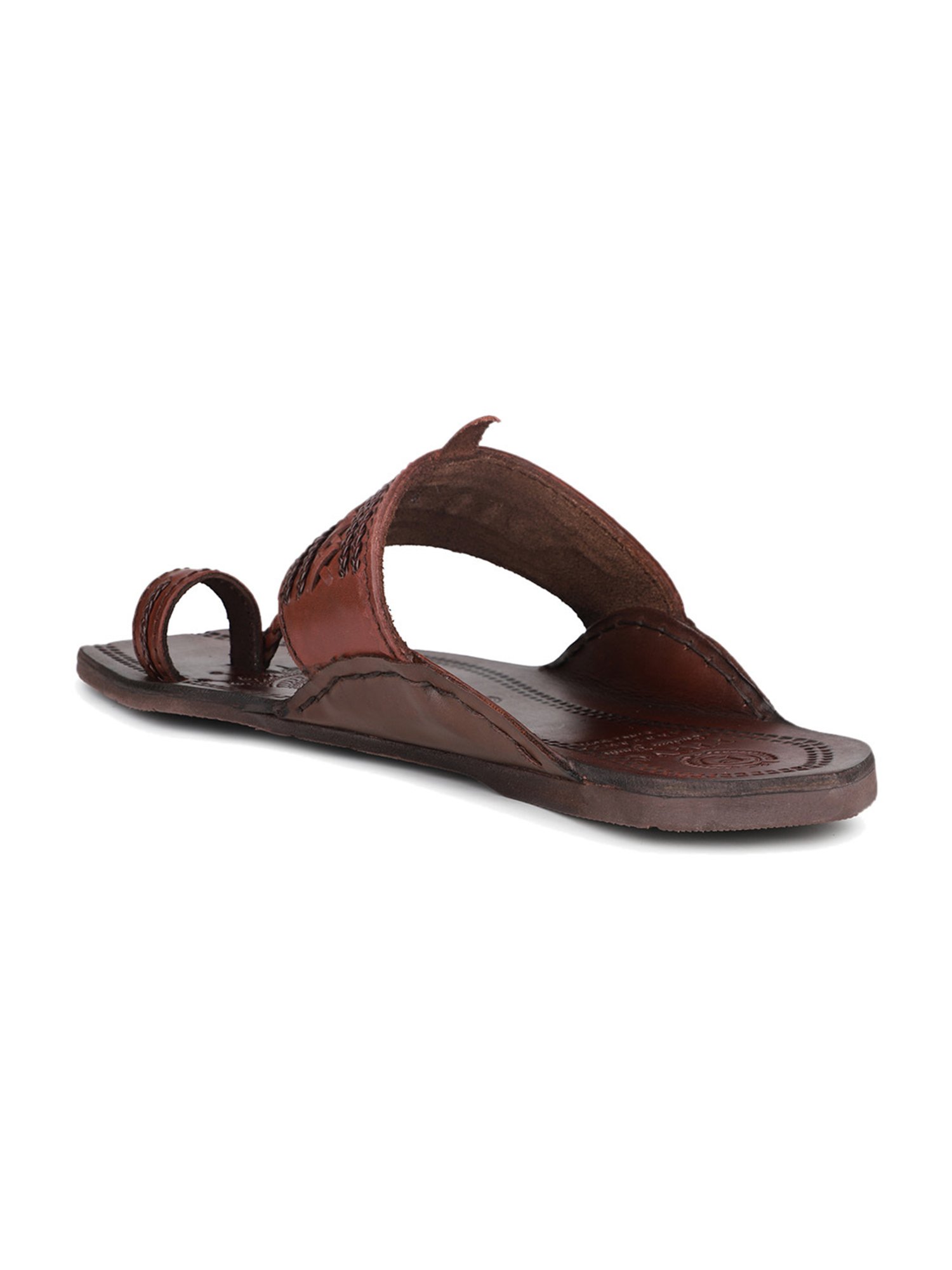 Privo by Inc.5 Men's Brown Kolhapuri Sandals