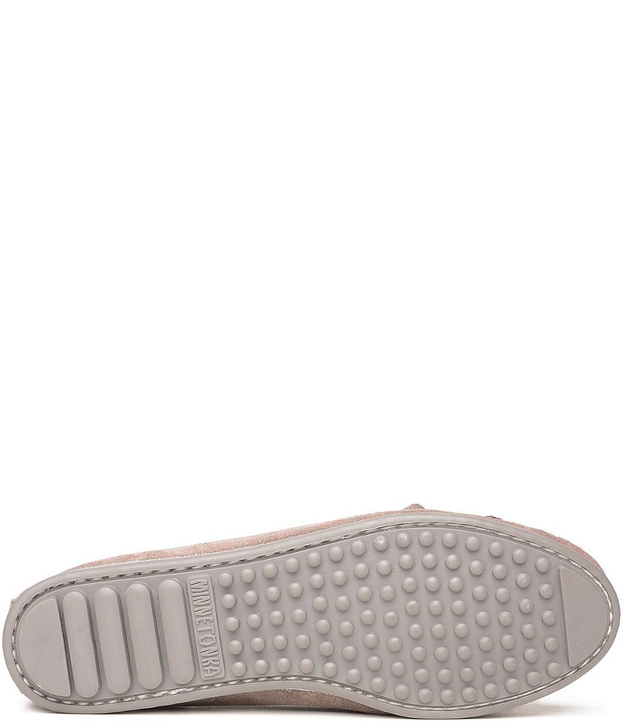 Minnetonka Kilty Plus Suede Moccasins