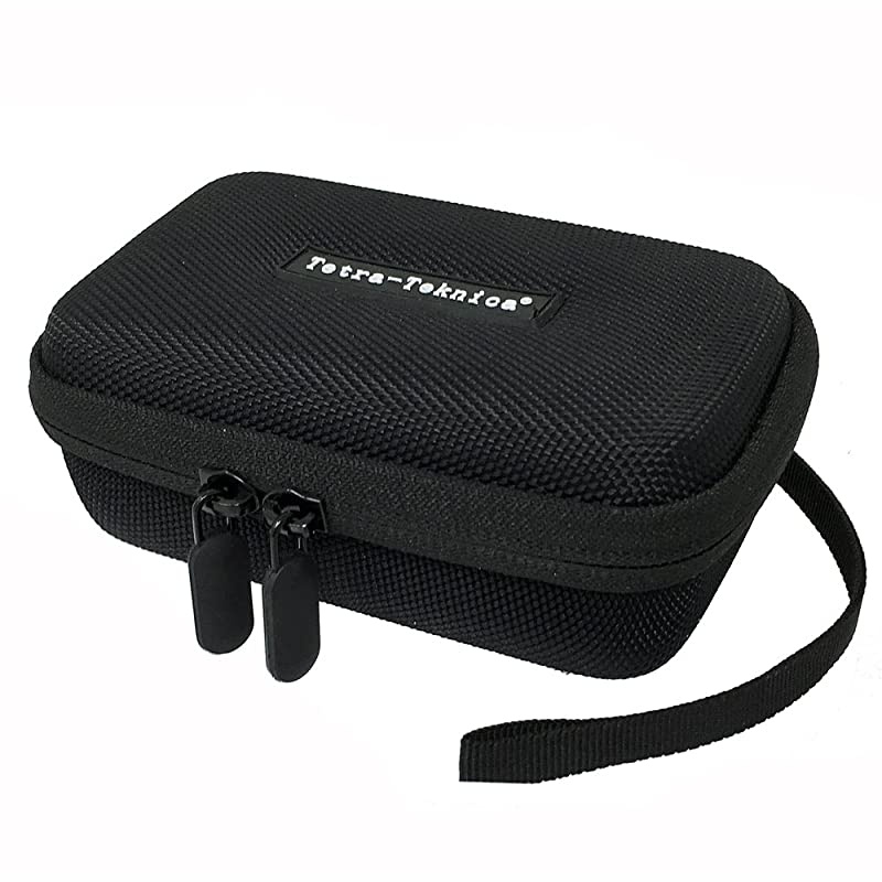 Essentials Series RCH06 DoubleZipper EVA Hard Shell Carrying Travel Case with Lanyard for Point and Shoot Digital Cameras and PocketSize Radios Sony ICFP26 Panasonic RFP50