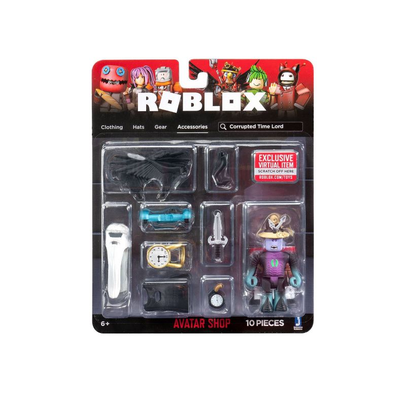 Roblox Avatar Shop Series Collection - Corrupted Time Lord Figure Pack (Includes Exclusive Virtual Item)
