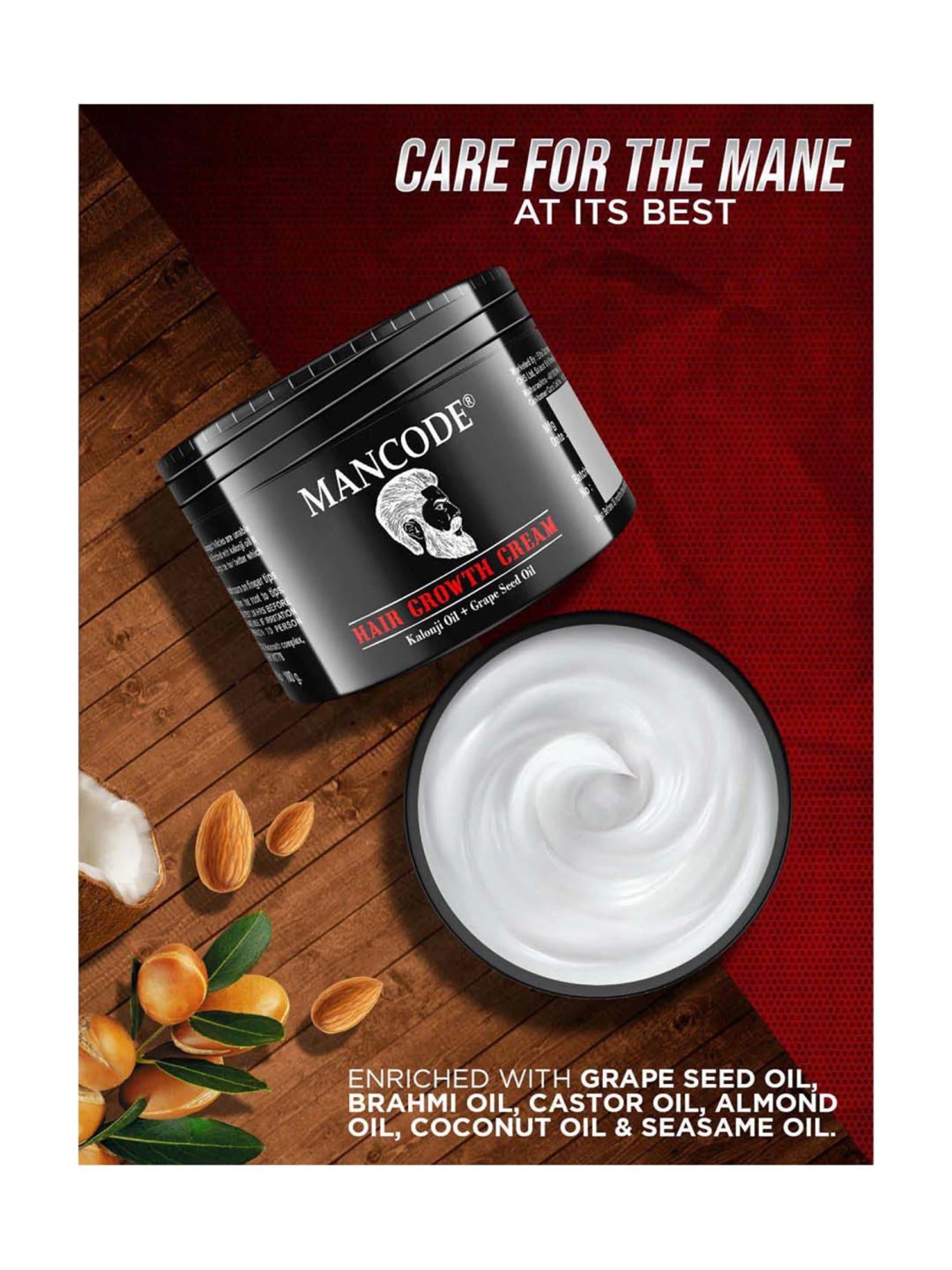 Mancode Hair Growth Cream - 100 gm