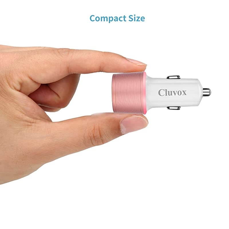 USB C Car Charger, Compatible for Samsung Galaxy S21/S20 Plus/Ultra/S20 FE/S10+/S10e/S9/S8/Note 20/10/9/8/A20/A50/A70/A10S, Quick Charge 3.0 Dual USB Rapid Car Charger with Type C Cable 3.3ft