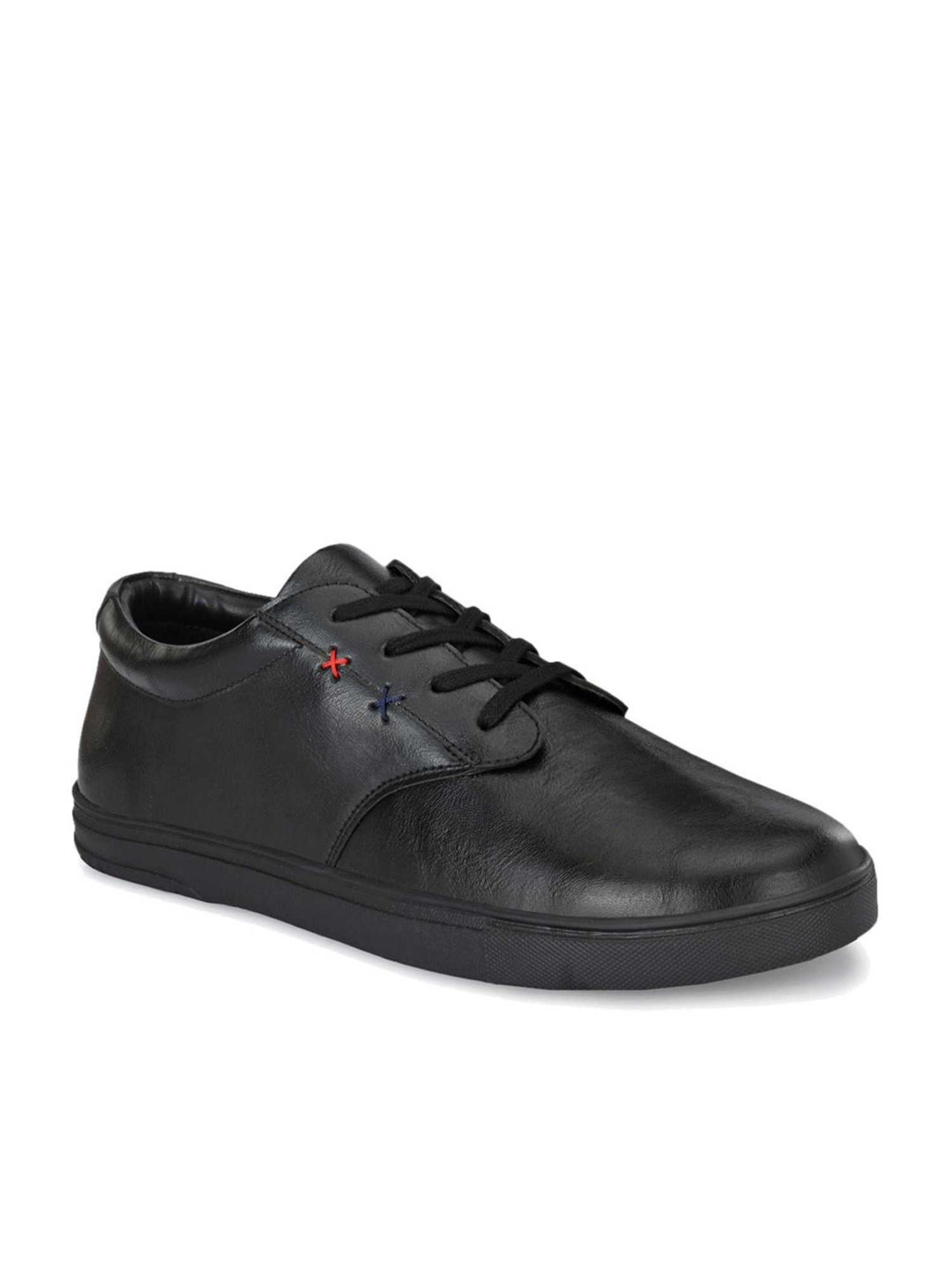 El Paso Men's Black Casual Sneakers