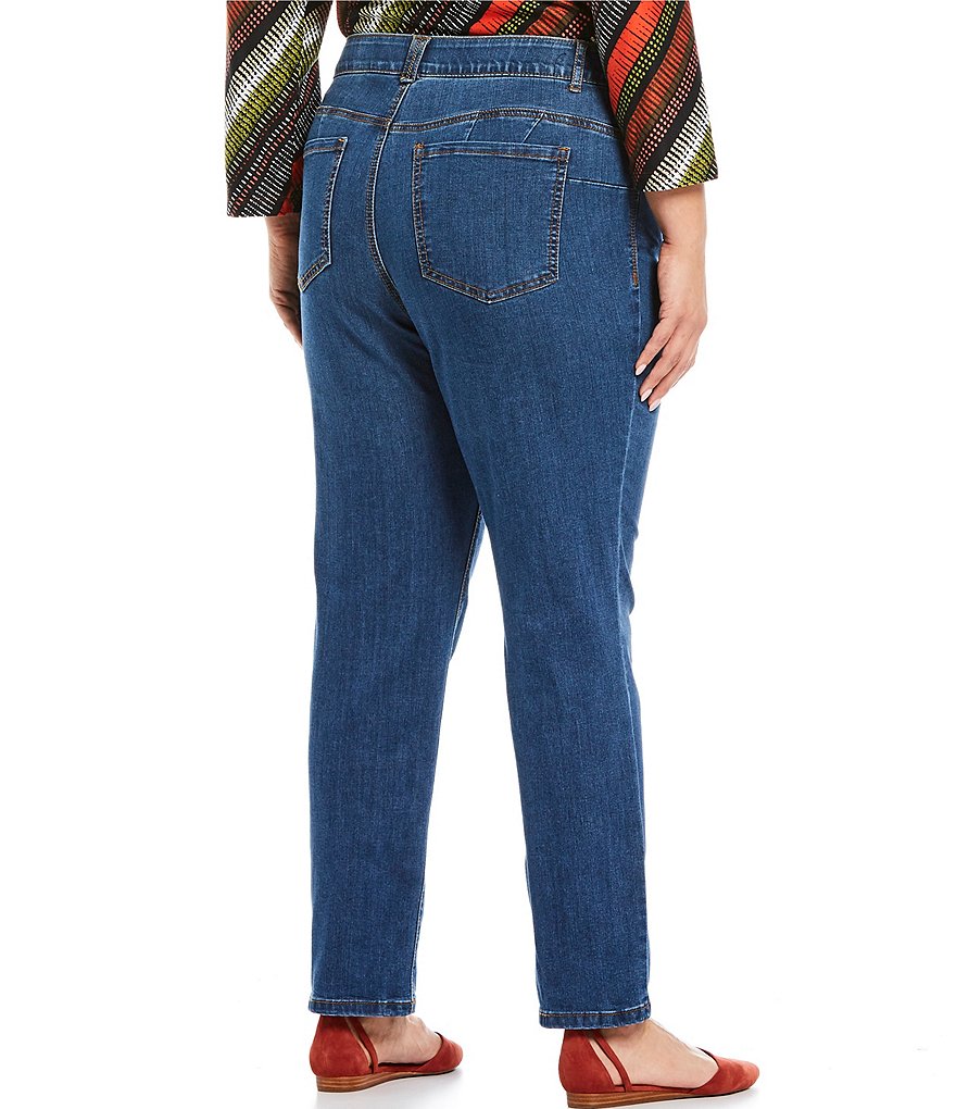 Democracy Plus Size Ab-Solution Capri Skimmer Jean
