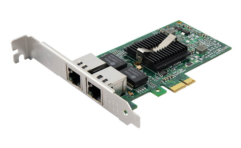Dual Port PCI-E X1 Gigabit Ethernet Network Card Sever Adapter Soft routing ROS Intel 82575EB Chip