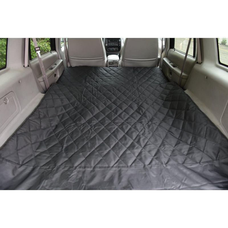 Arf Pets Black Pet Cargo Liner for Cars and SUVs - Waterproof, Non-Slip Backing, Large Universal Fit