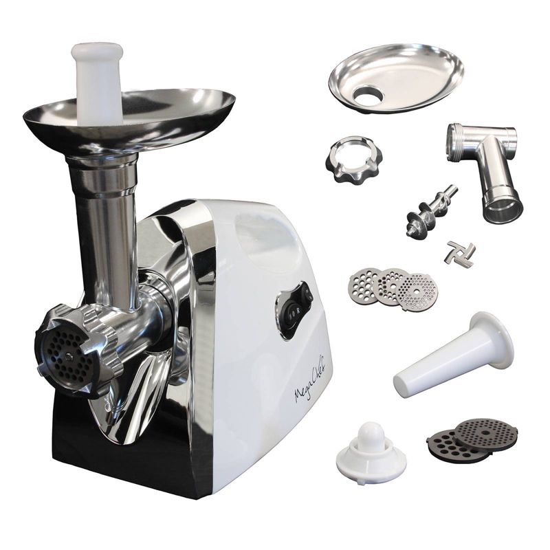 Megachef Automatic Meat Grinder - White