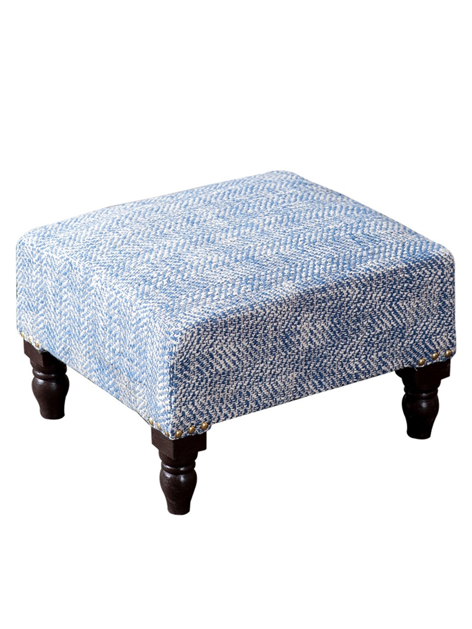 Chumbak Jodhpur Sailor Solid Blue Sheesham Wood Bench