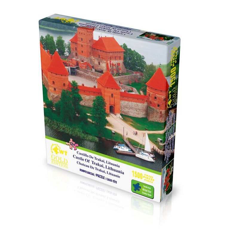 Wuundentoy Gold Edition: Castle of Trakai Lithuania Jigsaw Puzzle - 1500pc