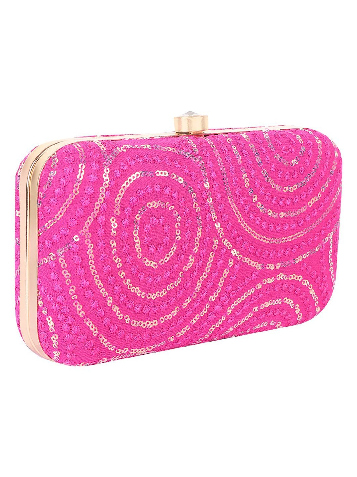 Estee & Lilly Turn Key Closure Clutch - Black